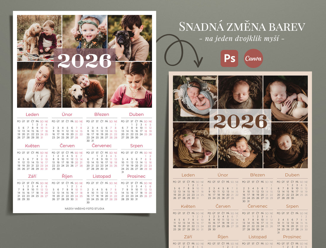 Šablona kalendáře 2026 - 3