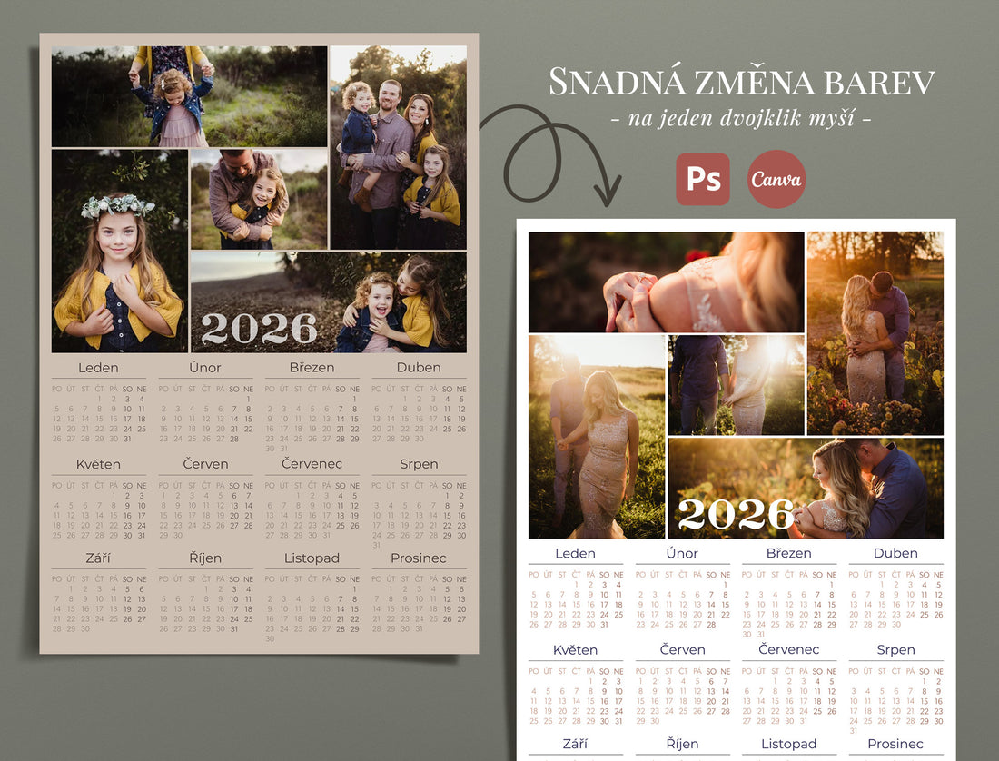 Šablona kalendáře 2026 - 6