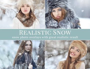 Realistic Snow - foto overlays