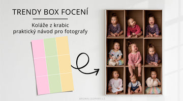Box focení – koláže z krabic + praktický návod pro fotografy