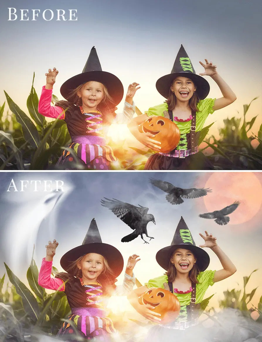 Halloween Scenes - foto overlays