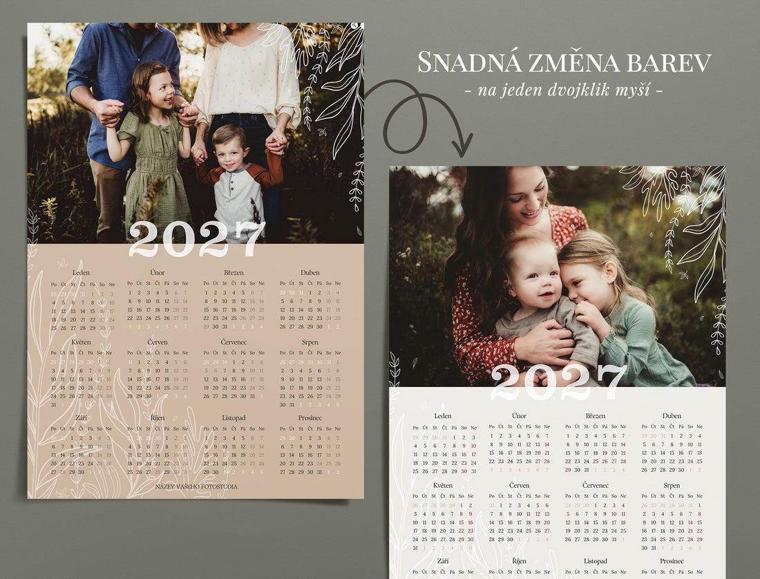 Šablona kalendáře 2027 - 4