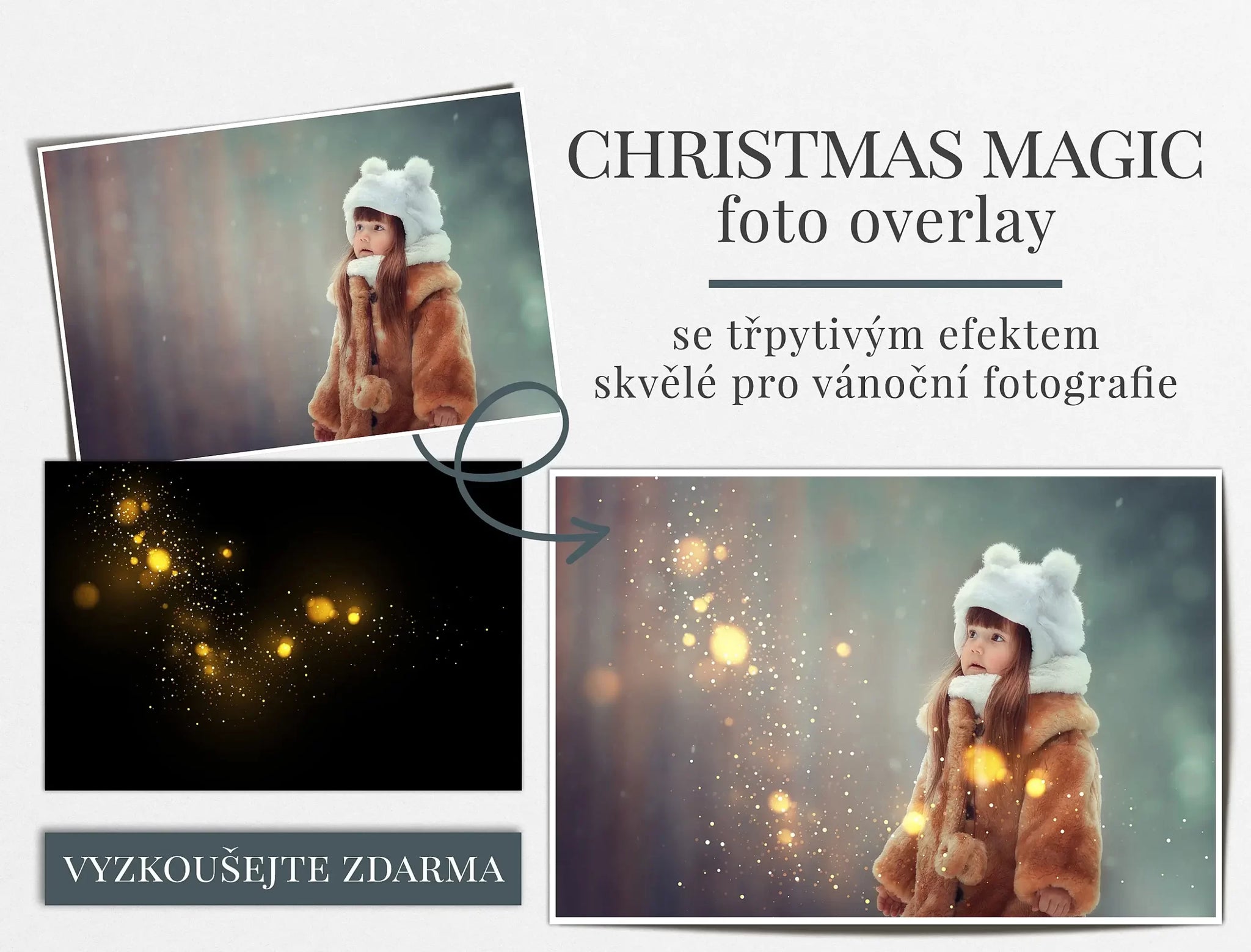 Christmas Magic - foto overlay zdarma