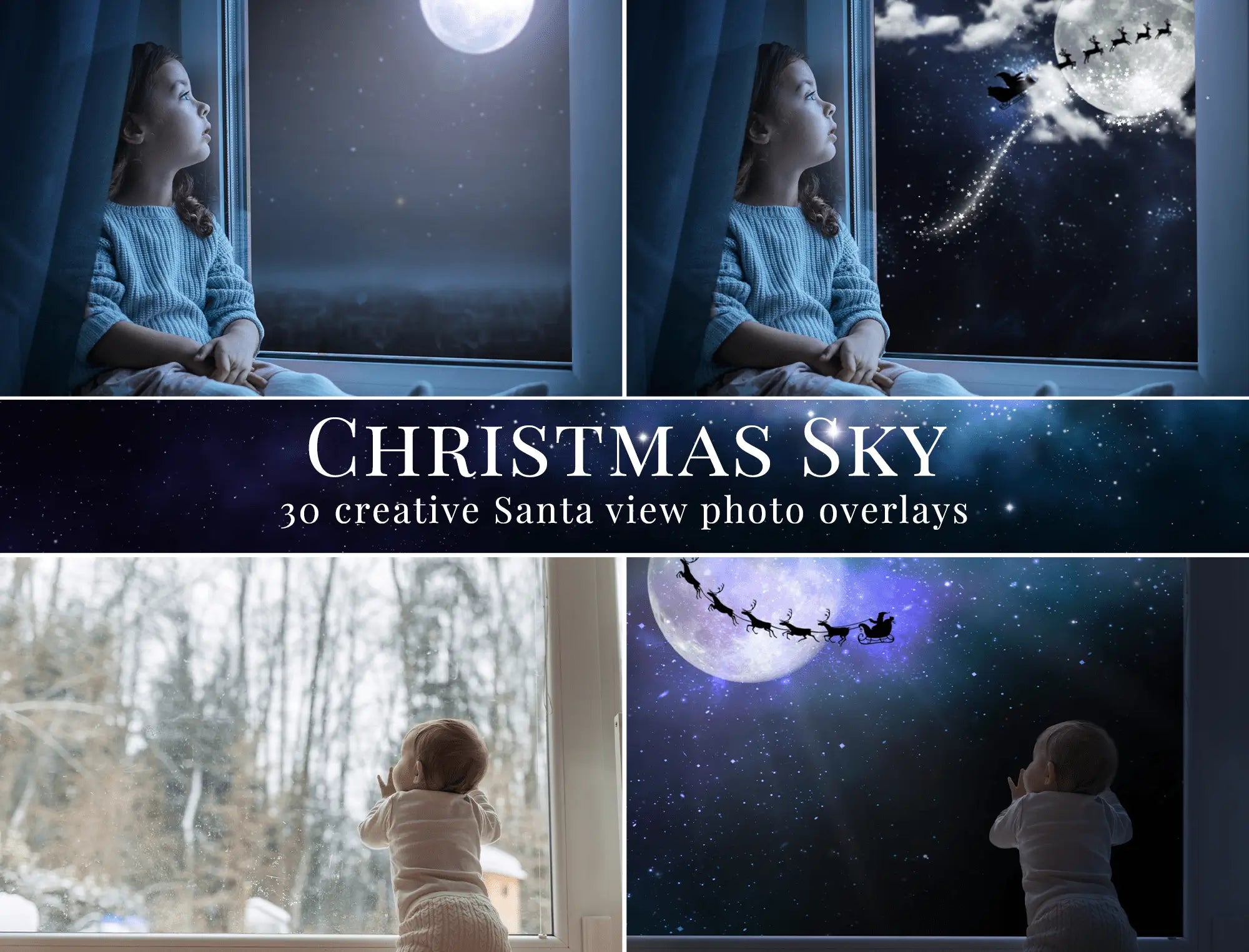 Christmas Sky - foto overlays