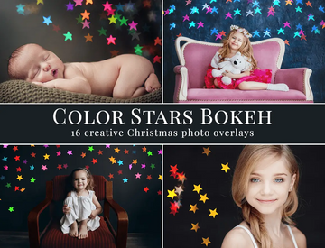 Color Stars Bokeh - foto overlays