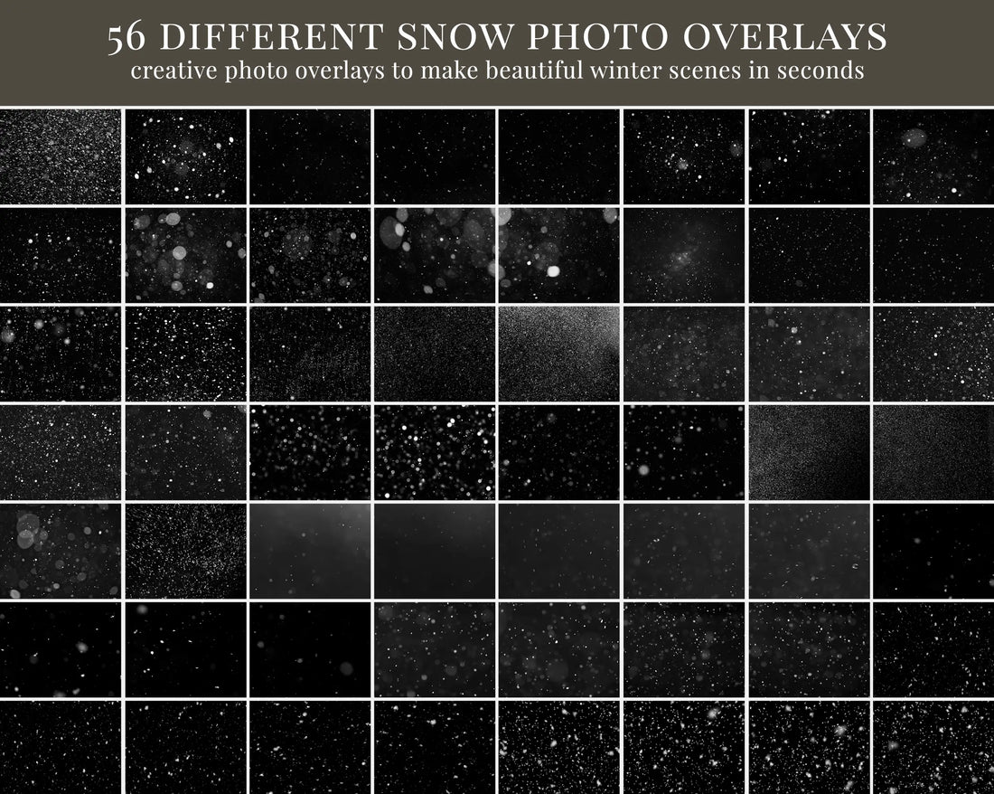 Falling Snow - foto overlays