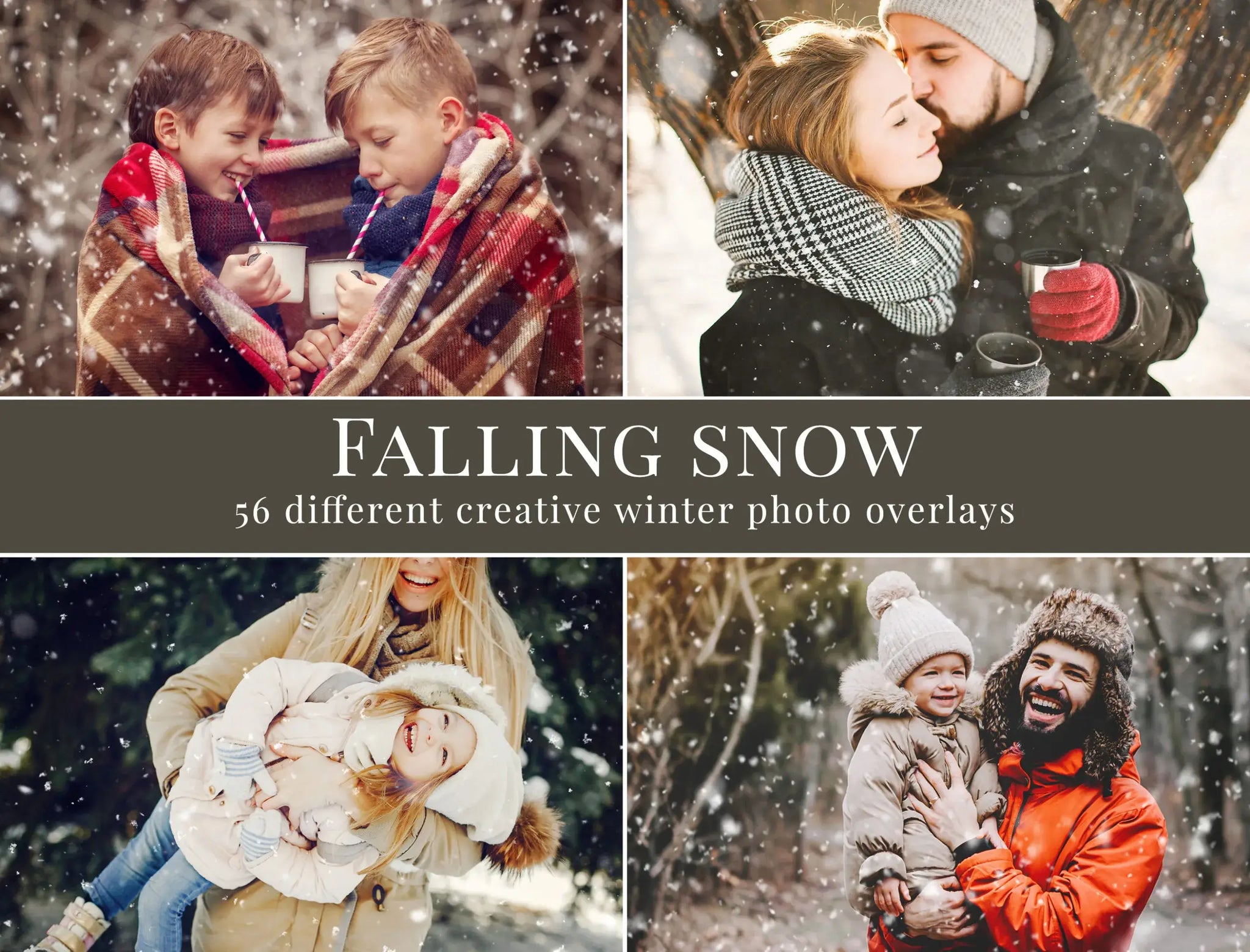 Falling Snow - foto overlays