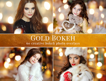 Gold Bokeh - foto overlays