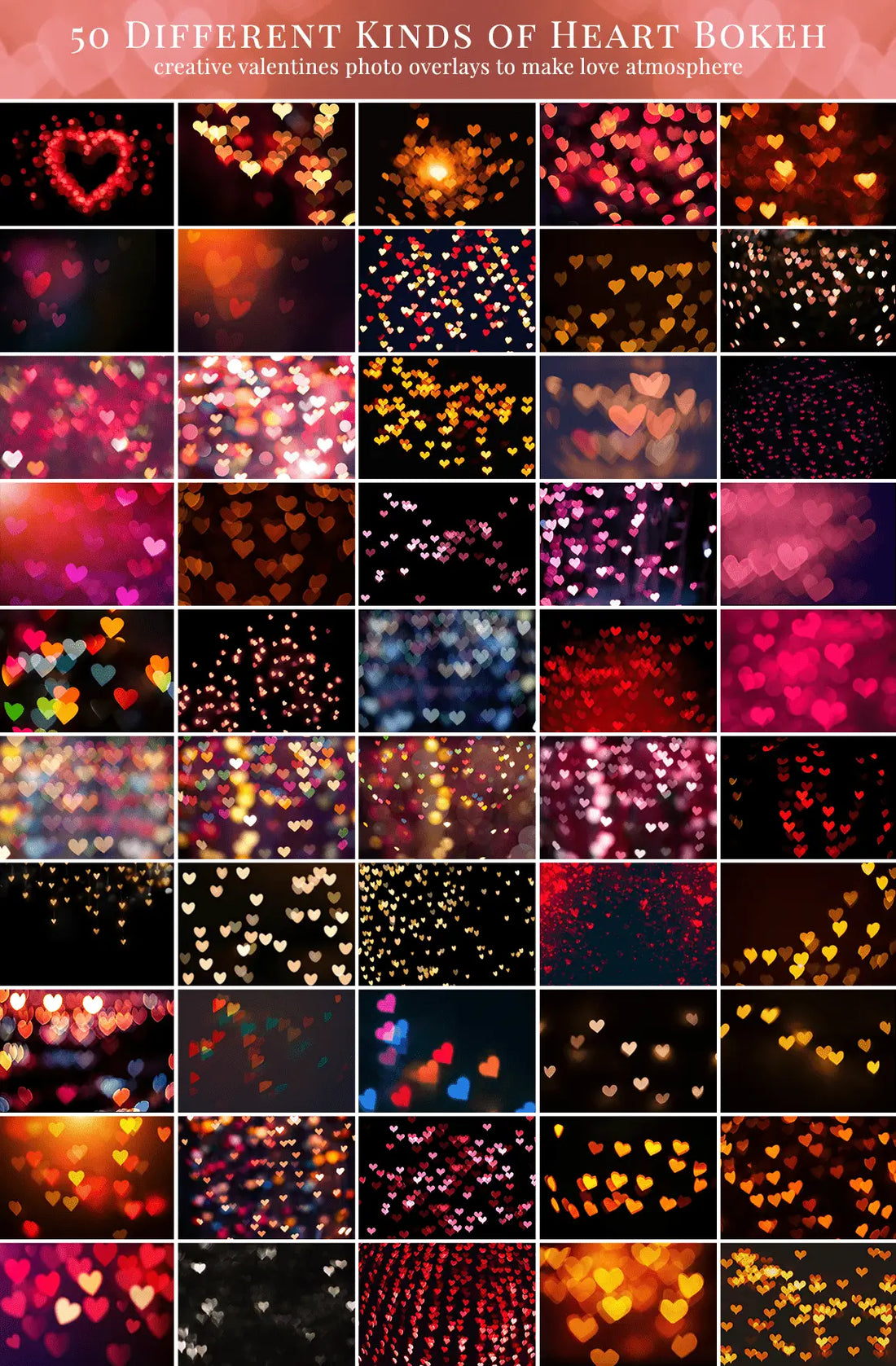 Heart Bokeh - foto overlays