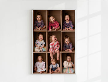 Koláže na box fotografie - obdélníkový formát