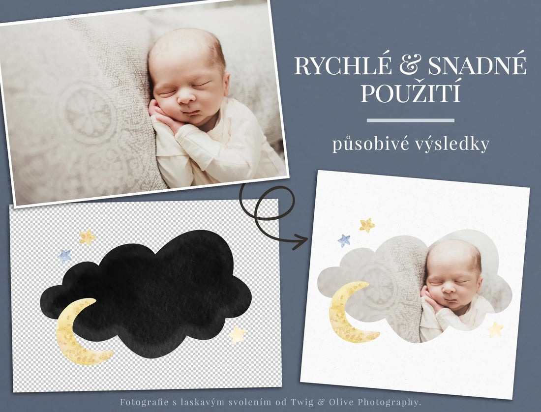 Newborn Frames - foto masky