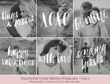 Valentine's Day 1 - Word Art overlays