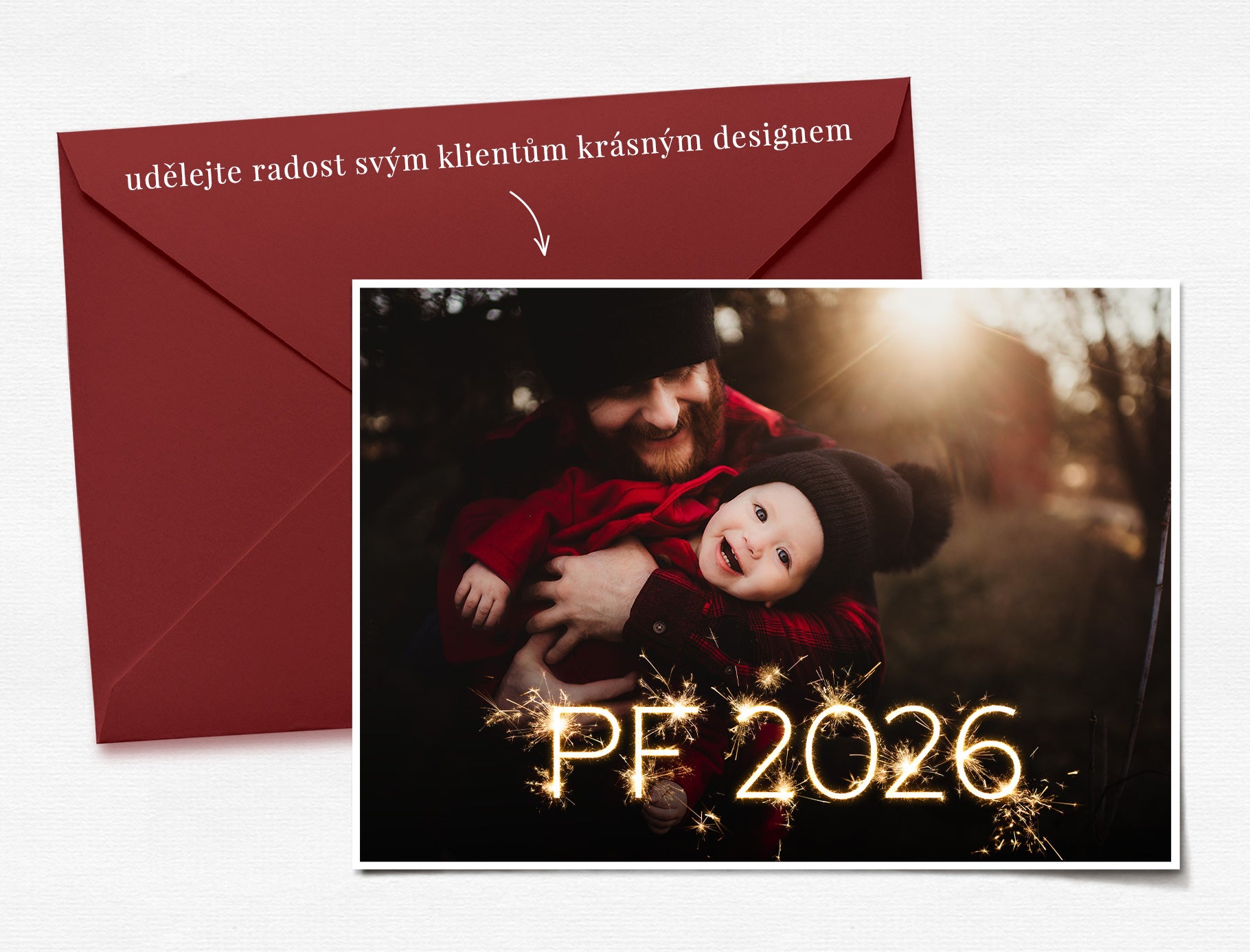 PF 2026 prskavkové nápisy pro fotografy – vánoční foto overlays