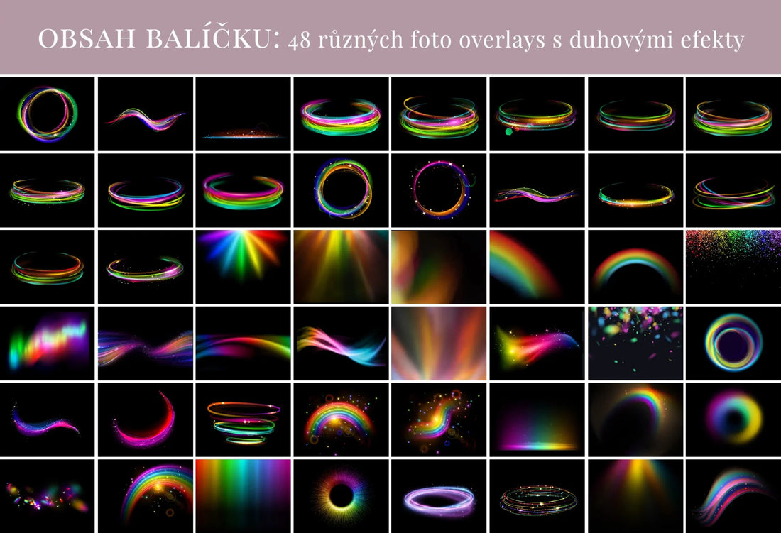 Rainbow Magic foto overlays