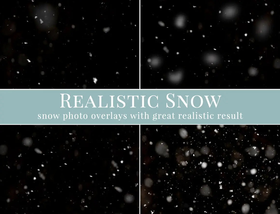 Realistic Snow - foto overlays