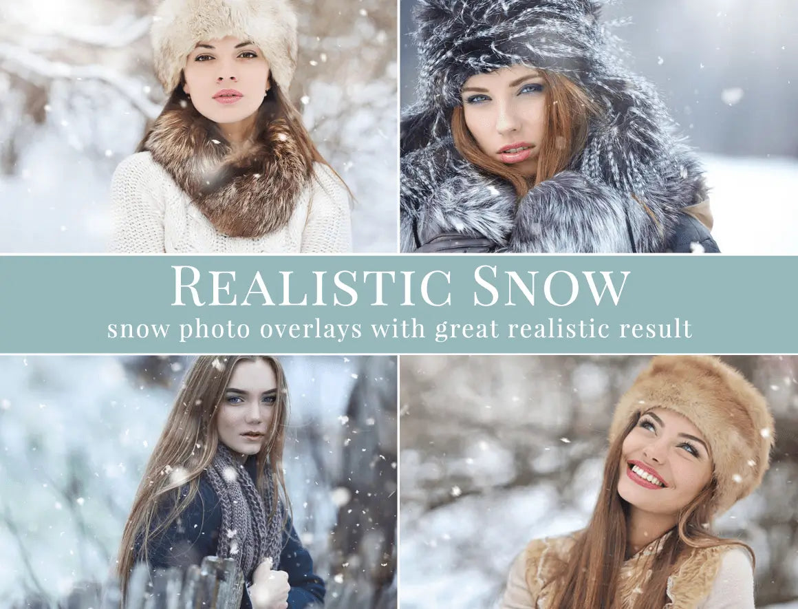 Realistic Snow - foto overlays