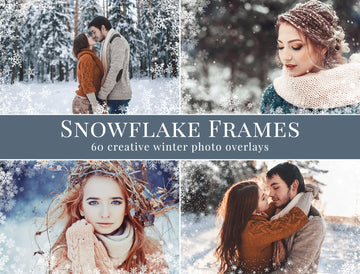 Snowflake Frames - foto overlays