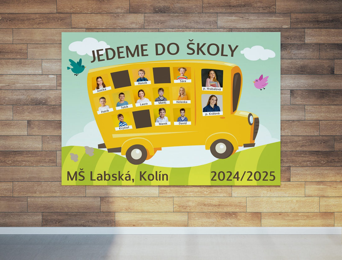 Tablo pro školky autobus