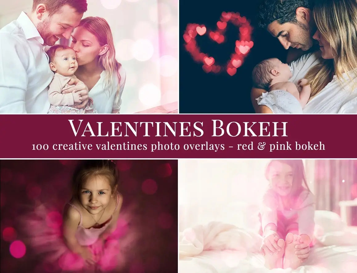 Valentines Bokeh - foto overlays