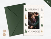 Vianočná pohľadnica 10 x 15 cm - 9 (slovenská)