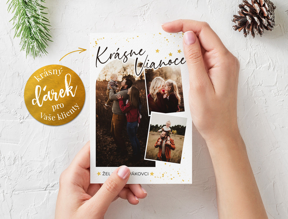 Vianočná pohľadnica 10 × 15 cm - 20 slovenská