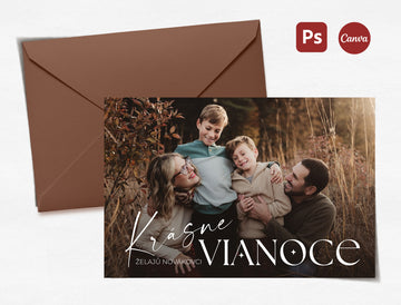 Vianočná pohľadnica 10 × 15 cm - 22 slovenská