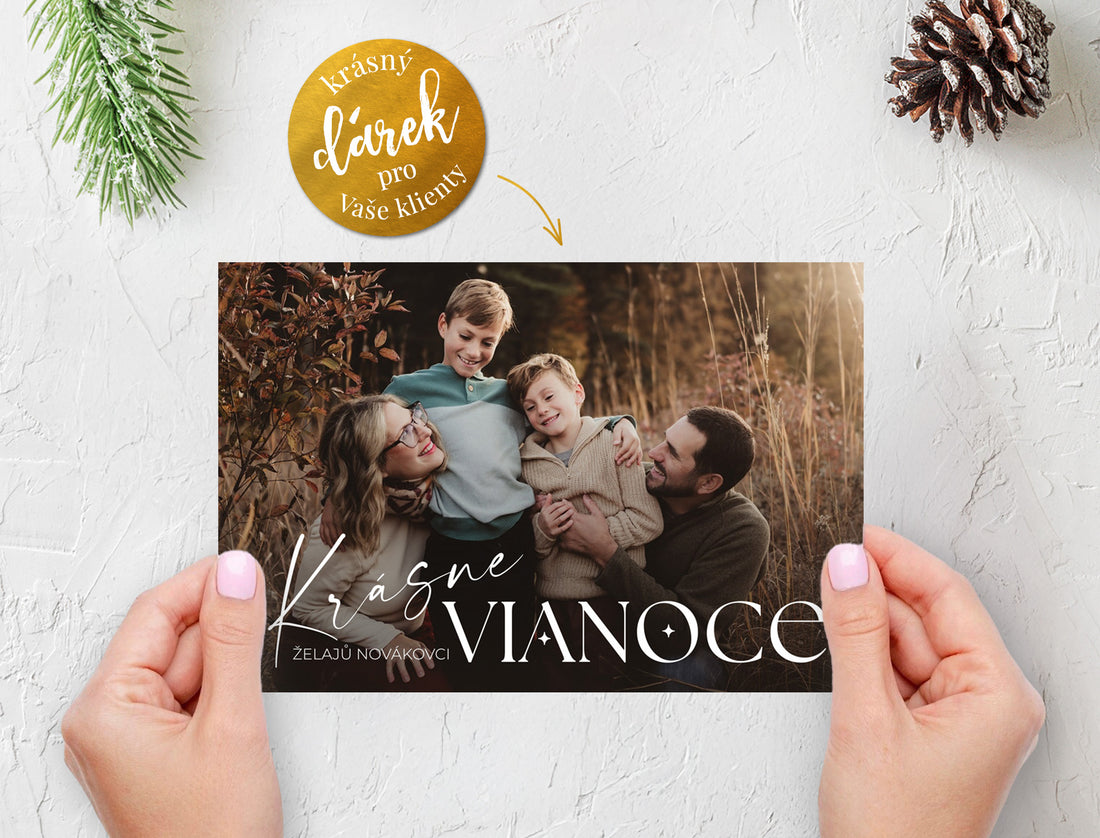 Vianočná pohľadnica 10 × 15 cm - 22 slovenská