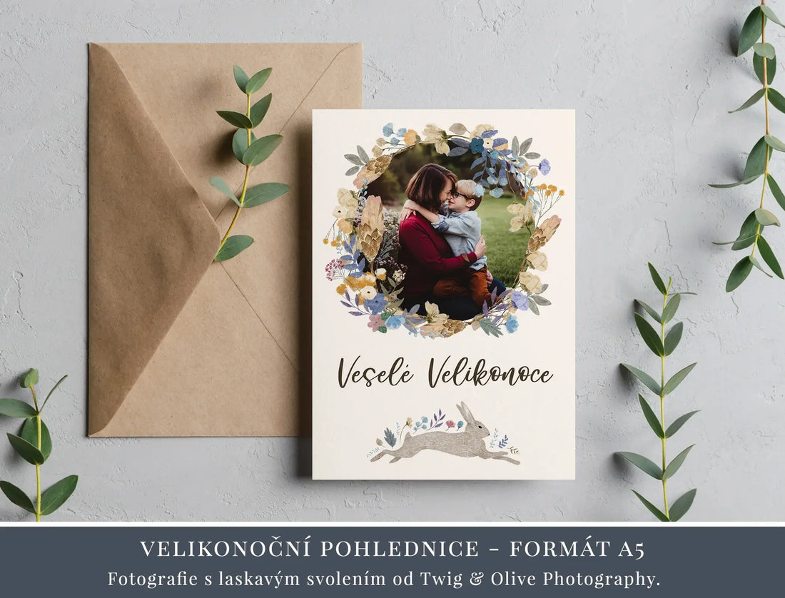 Velikonoční pohlednice - formát A5