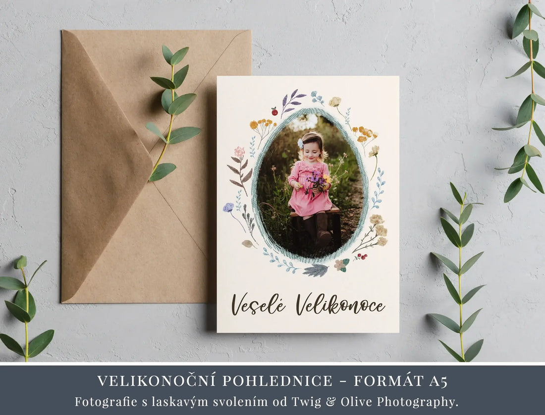 Velikonoční pohlednice - formát A5