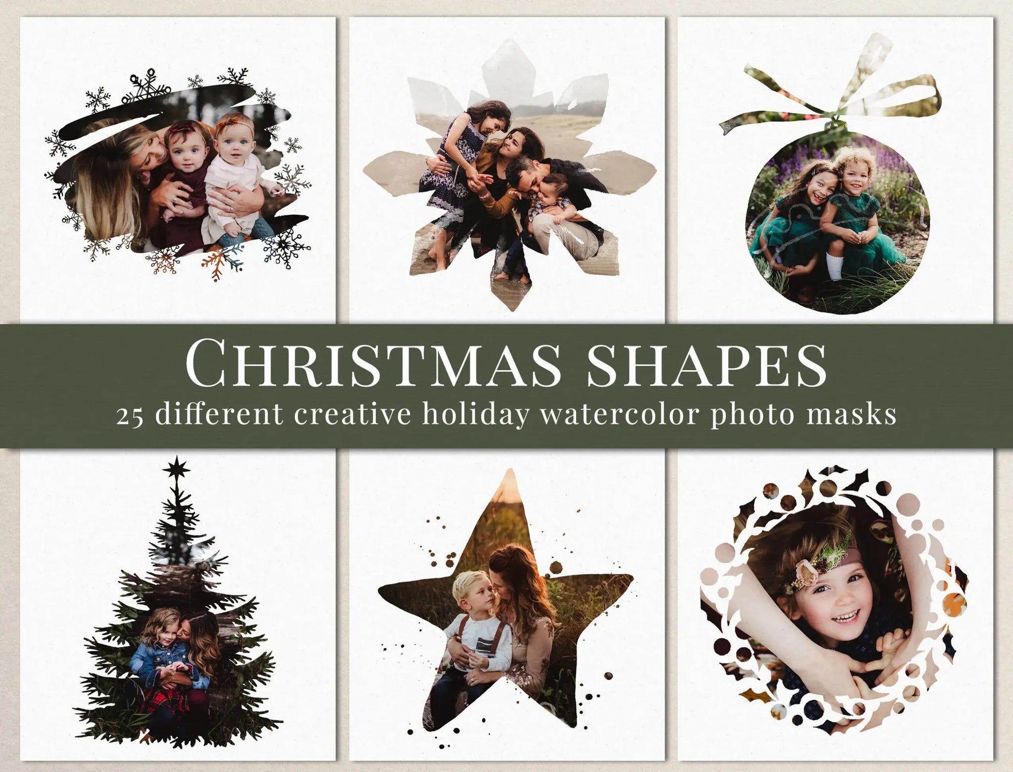 Christmas Shapes photomasks