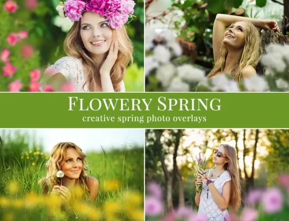 spring photo overlays